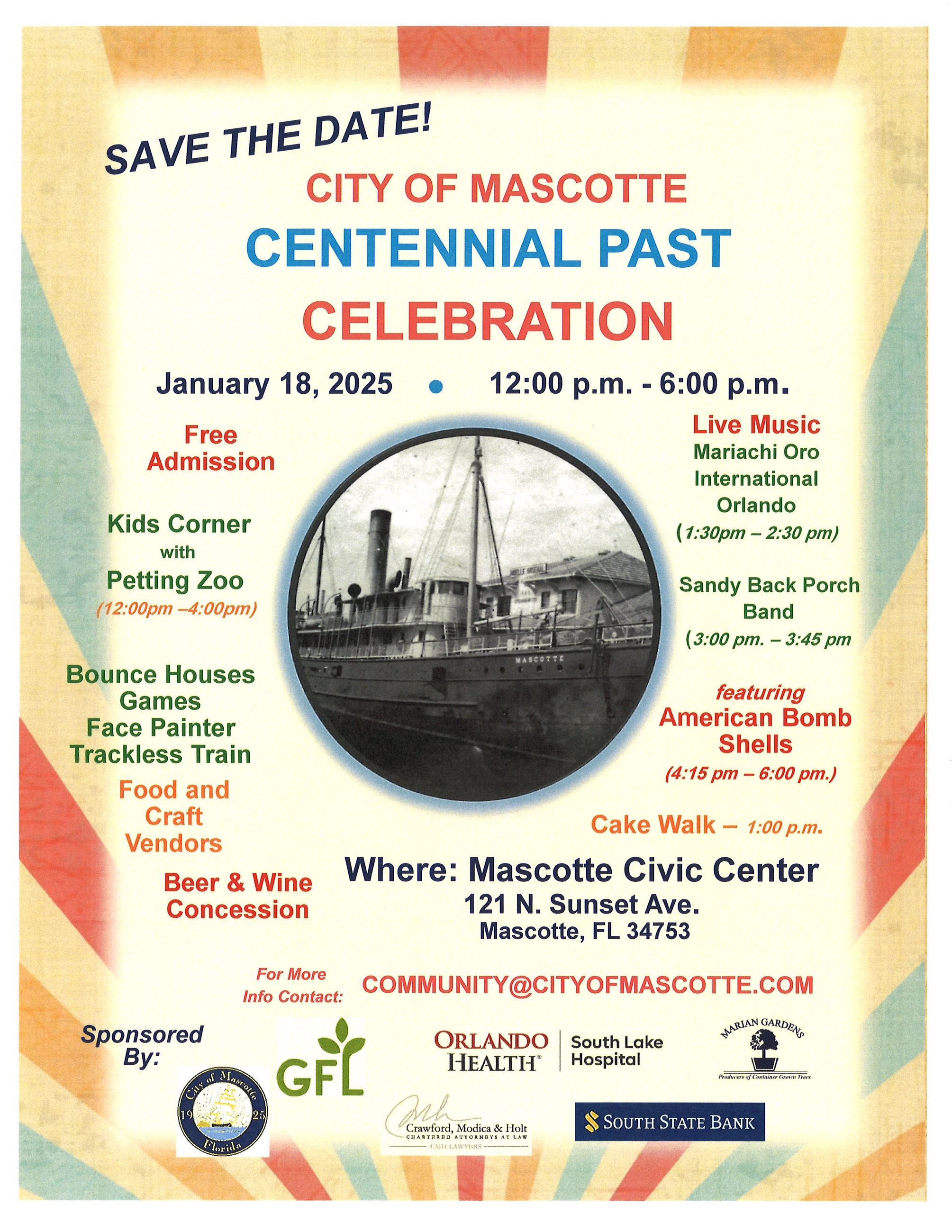 Centennial Past Flyer