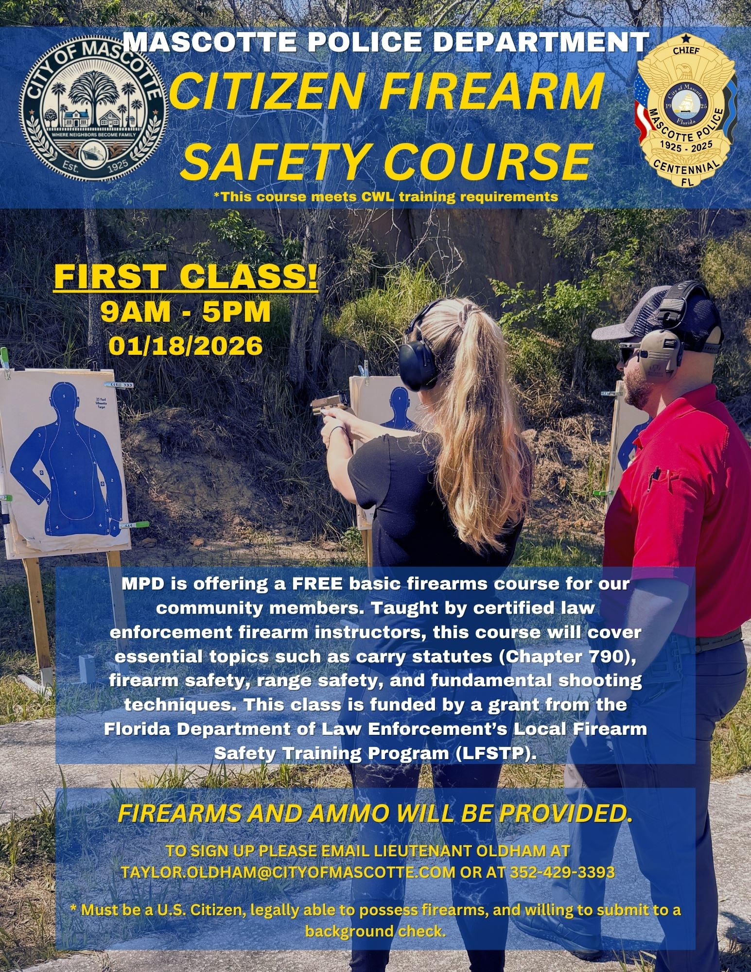 MPD FY25-26 LFSTP Class - First Class