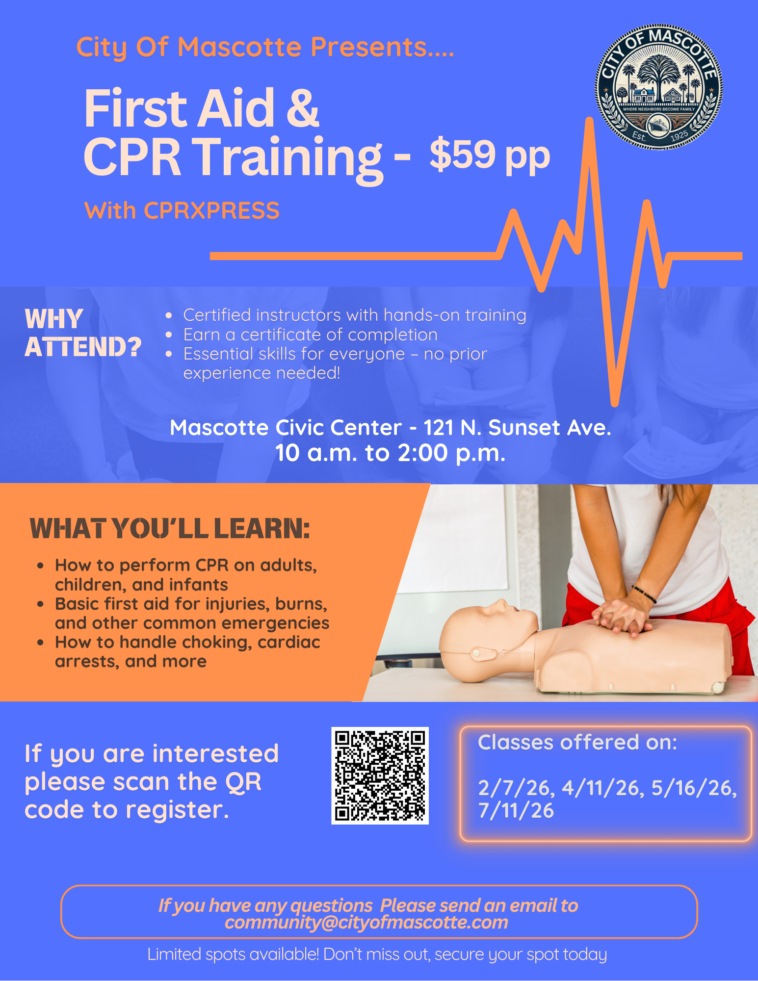 First Aid  CPR Training Flyer (1)