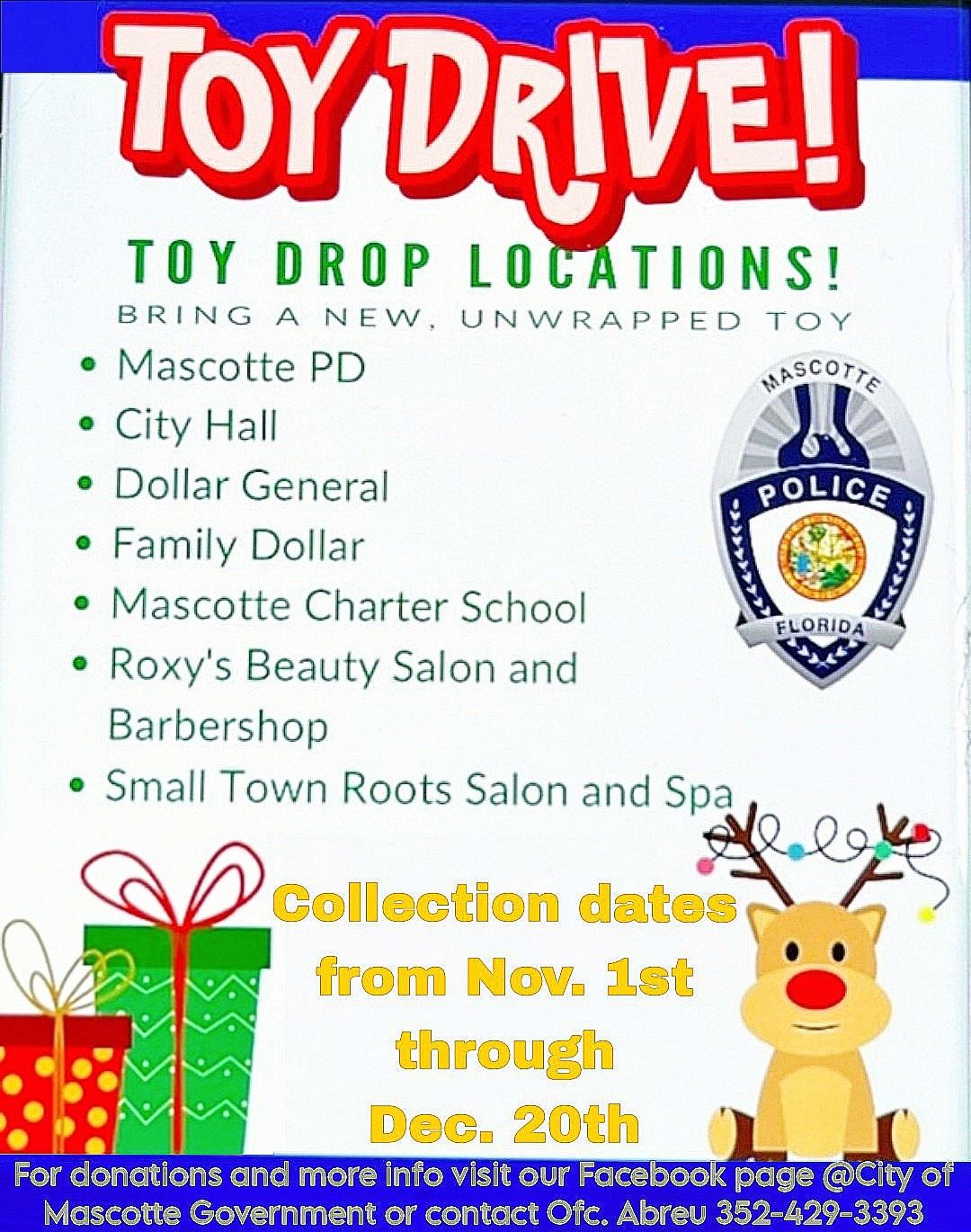 Toy Drive Collection 2023 Flyer