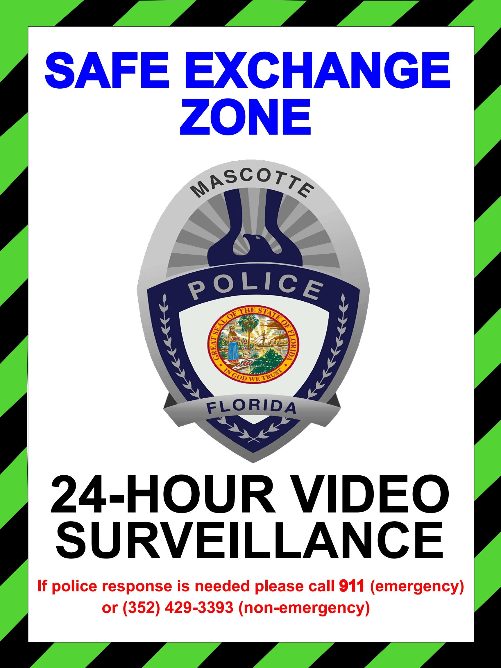 Mascotte Police Department Safe Exchange Zone