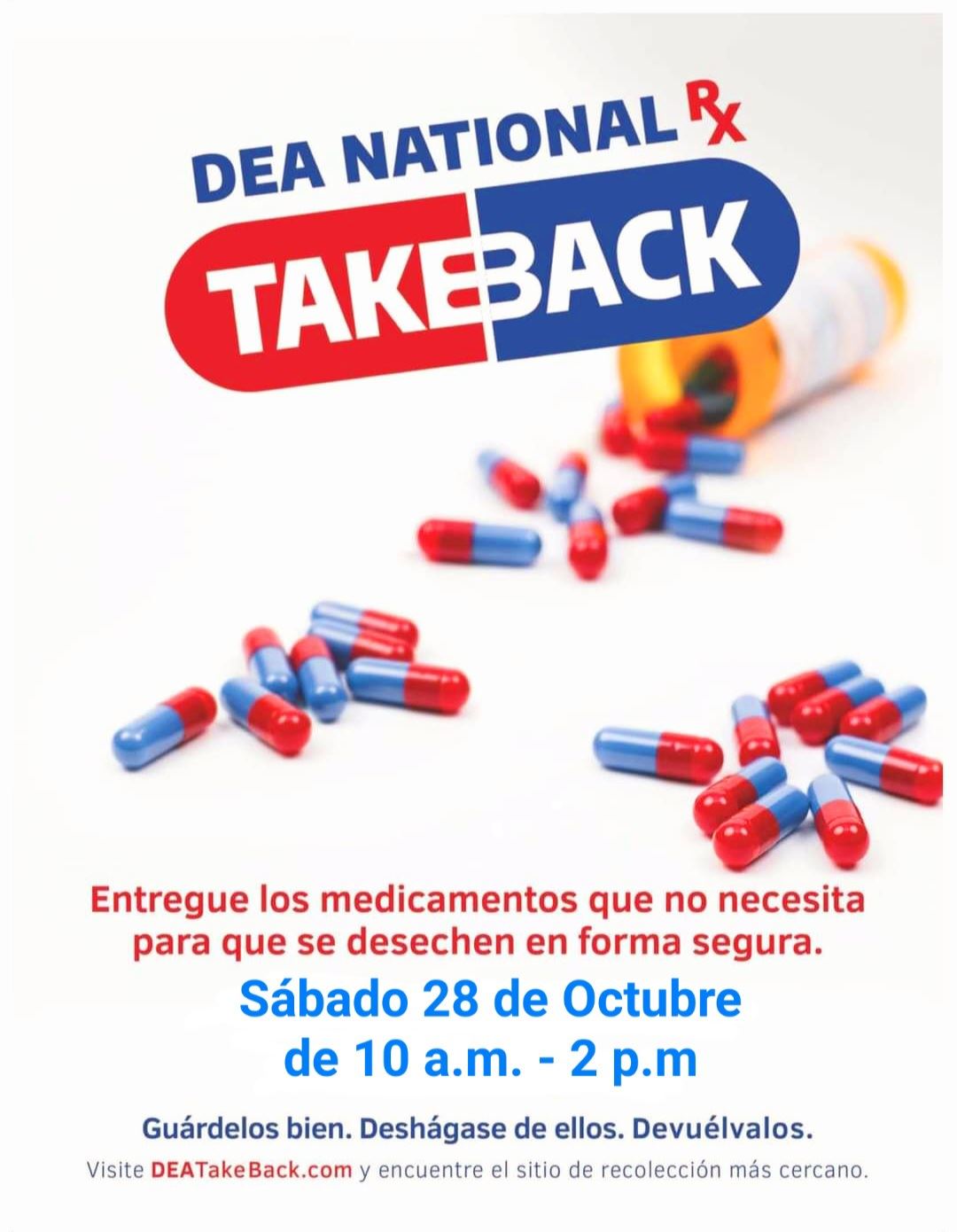 Spanish- Drug Takeback flyer_
